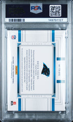 2023 Panini National Treasures Tremendous Treasures Rookies Relics Bryce Young #BYG 27/49 PSA 8