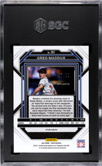 2023 Panini Prizm Greg Maddux #287 Purple SGC 10