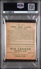 1933 Goudey Red Lucas #137 PSA 2