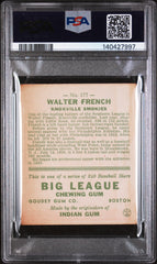 1933 Goudey Walter French #177 MC PSA 4
