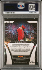 2022 Panini Prizm Fireworks Shohei Ohtani #F3 PSA 10