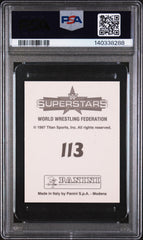 1997 Panini WWF Superstars Stickers Rocky Maivia #113 PSA 8
