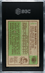 1984 Topps Dan Marino #123 SGC 6.5