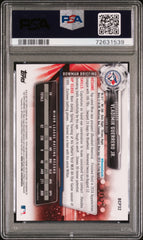 2017 Bowman Mega Box Chrome Prospects Vladimir Guerrero JR. #BCP32 Pros. Orange Refractor PSA 9