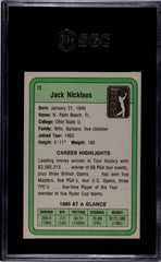 1981 Donruss Jack Nicklaus #13 SGC 8