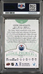 2014 Upper Deck Trilogy Leon Draisaitl #131 Radiant Green 079/199 PSA 9
