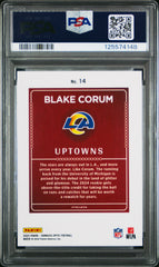 2024 Panini Donruss Optic Uptowns Blake Corum #14 PSA 9