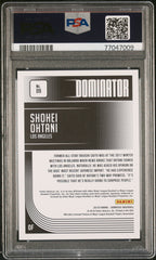 2018 Panini Donruss Dominator Shohei Ohtani #D9 Crystals PSA 9