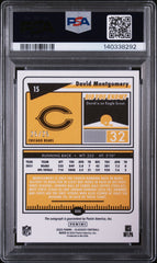 2022 Panini Classics David Montgomery #15 E Sgnfcnt. SIG H2 Purple PSA 10