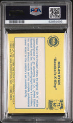 1985 Star Ryan Nolan Ryan Promo "B B K King" PSA 8