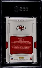 2023 Panini National Treasures Rashee Rice #CRPA-RRI Crossover Rookie Patch Autograph SGC 7 Auto 10