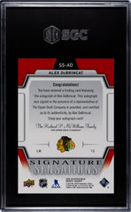 2018 Upper Deck Alex Debrincat #SS-AD SIG. Sensations SGC 9.5