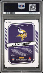 2024 Panini Donruss The Rookies JJ Mccarthy #TR1 PSA 10