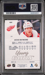 2021-2022 Upper Deck Lucas Raymond #464 PSA 10