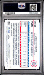 2024 Topps Pro Debut Jackson Chourio #PD104 Autograph Sparkle Foil PSA 10