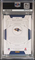 2021 Panini National Treasures Ray Lewis #19 Midnight 05/20 PSA 10
