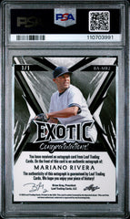2023 Leaf Exotic Autographs Mariano Rivera #BAMR2 Tiger Kaleidoscope 1/1 PSA 7