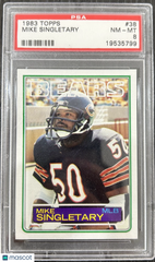 1983 Topps Mike Singletary #38 PSA 8