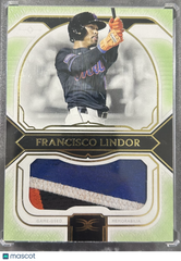 2024 Topps Definitive Collection Francisco Lindor #DJRC-FL Game-Used Memorabilia 05/15