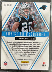 2017 Panini Phoenix Rookie Rising Christian McCaffrey #RR-10 Holofoil