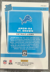 2021 Panini Donruss Optic Prizm Amon-Ra St. Brown #228 Stars Holo