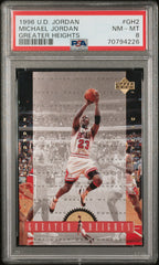 1996 Upper Deck Jordan Greater Heights Michael Jordan Greater Heights PSA 8 #GH2