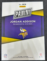 2023 Panini The National Jordan Addison #RC9 RC