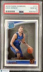 2018 Panini Donruss Luka Doncic #177 PSA 10