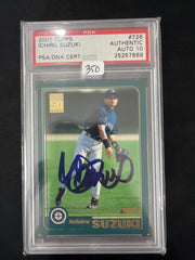 2001 Topps Ichiro Suzuki PSA AUTHENTIC #726