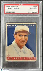 1933 Goudey Curley Ogden #174 PSA 2