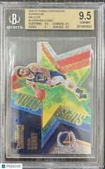2020 Panini Contenders Superstar Die-Cuts Stephen Curry #4 BGS 9.5