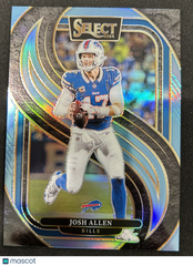 2025 Panini Select Football Josh Allen #122 Blue Prizm 56/99