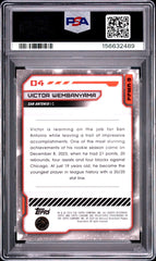 2023 Topps Cosmic Chrome Victor Wembanyama #PPMA9 Planetary Pursuit Mars PSA 9