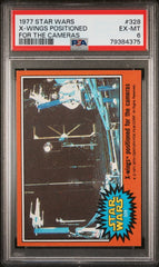 1977 Star Wars X-Wings Positioned For The Cameras PSA 6 #328