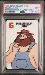 1985 Titan Sports Wwf Hulk Hogan's Rock 'n' Wrestling CG Hillbilly Jim PSA 9