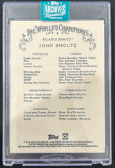 2020 Topps Allen & Ginter Archives Signature Series John Smoltz #66 2/8