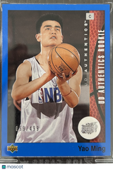 2002 Upper Deck Authentics Rookie Yao Ming #132 059/499