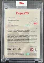 2021 Topps Project70 Shohei Ohtani #491