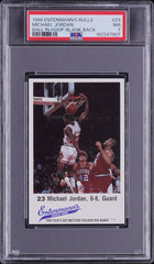 1988 Entenmann's Bulls Michael Jordan Ball In Hoop-Blank Back PSA 7 #23