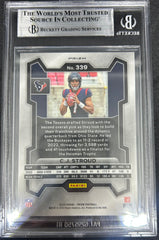 2023 Panini Prizm CJ Stroud #339 BGS 9