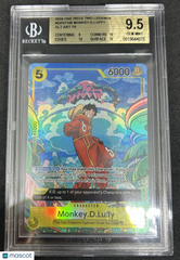 2024 One Piece Card Game Two Legends Monkey.D.Luffy ALT ART TR #OP07109 BGS 9.5