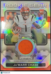 2021 Panini Prizm Rookie Gear Ja'Marr Chase #RG-7 RC Patch