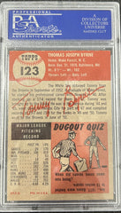 1953 Topps Tommy Byrne #123 PSA 4