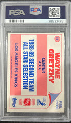 1989 Topps Stickers Wayne Gretzky #11 PSA 10