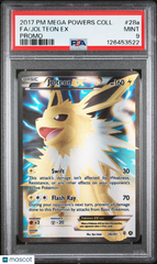 2017 Pokemon Mega Powers Collection Promo Jolteon EX #28a Fa Promo PSA 9
