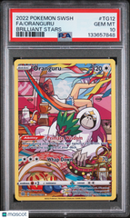 2022 Pokemon Sword & Shield Brilliant Stars Oranguru Fa Brilliant Stars PSA 10 #TG12