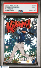 2022 Panini Absolute Kaboom! Freddie Freeman #K-FF PSA 9