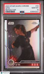 2023 Topps Chrome Star Wars Qi'ra #22 PSA 10