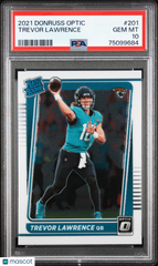 2021 Panini Donruss Optic Trevor Lawrence #201 PSA 10