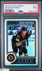 2014 O-Pee-Chee Platinum David Pastrnak #177 Rainbow PSA 9
